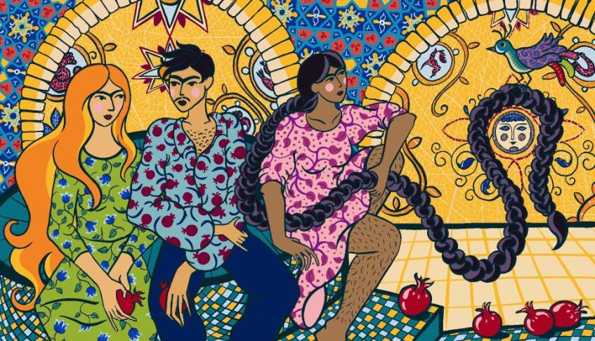 Illustration by Salome Zhvania for GenderIT