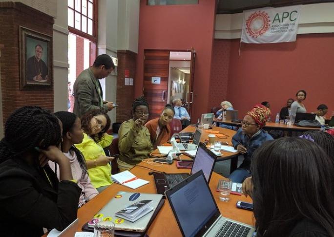 AfriSIG 2016 class during a group discussion. Photo: AfriSIG.