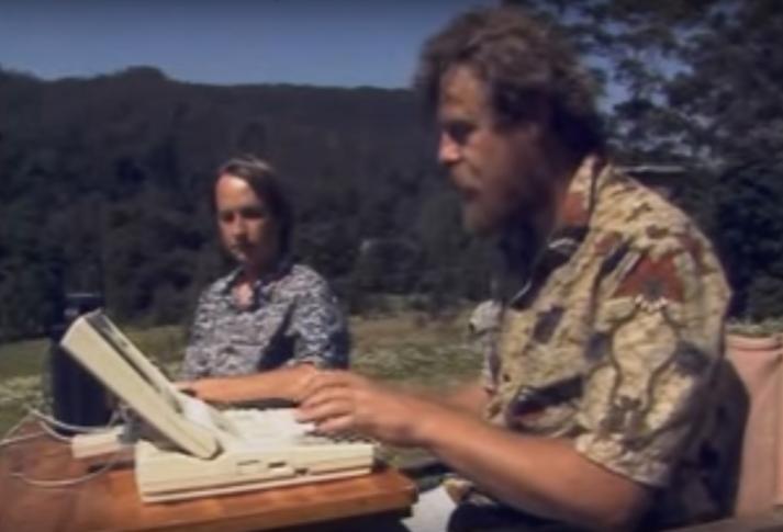 Ian Peter and Mike Jensen during the official launch of Pegasus Network