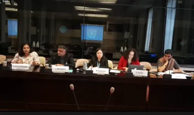  image linking to India’s constitutional and civic space crisis addressed at HRC43 side event 