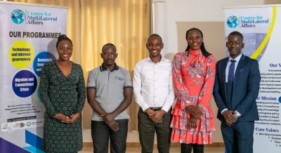  image linking to Le CfMA basé en Ouganda rejoint le réseau d’APC : « Nous souhaitons complémenter le travail d’APC pour faire progresser les perspectives et priorités de l’Afrique et du Sud global dans les processus de politiques multilatéraux et multipartites »